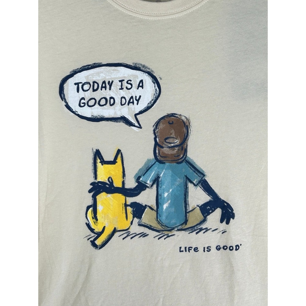 Life is good short sleeve T-shirt men's‎ small NWT - Picture 2 of 8